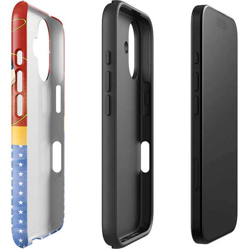 DC Comics Wonder Woman Ready to Fight iPhone 16 Plus Impact Case