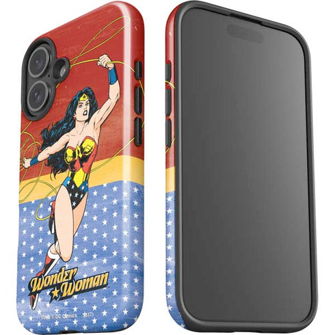 DC Comics Wonder Woman Ready to Fight iPhone 16 Plus Impact Case