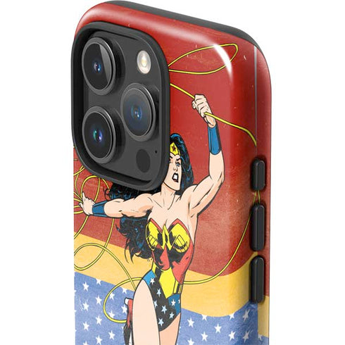 DC Comics Wonder Woman Ready to Fight iPhone 16 Pro Impact Case
