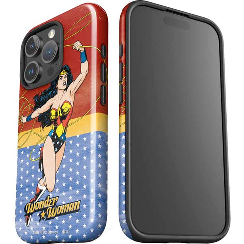 DC Comics Wonder Woman Ready to Fight iPhone 16 Pro Impact Case