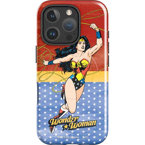 DC Comics Wonder Woman Ready to Fight iPhone 16 Pro Max Magsafe Impact Case