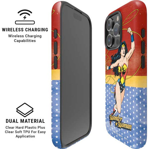 DC Comics Wonder Woman Ready to Fight iPhone 16 Pro Max Magsafe Impact Case