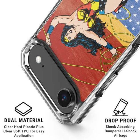 DC Comics Wonder Woman Ready to Fight iPhone 17 Air Clear Case