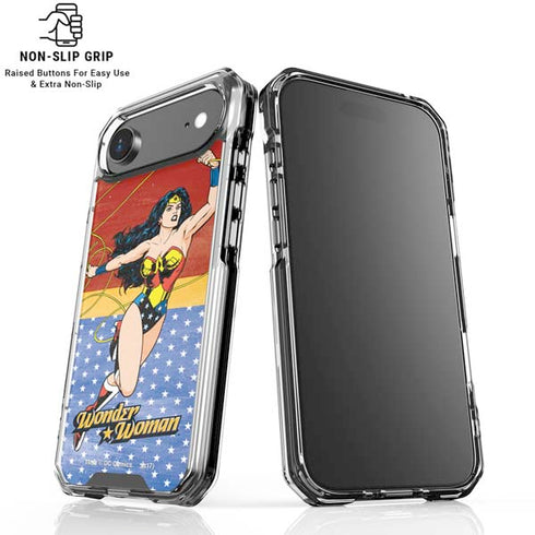 DC Comics Wonder Woman Ready to Fight iPhone 17 Air Clear Case