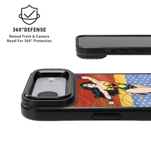 DC Comics Wonder Woman Ready to Fight iPhone 17 Air Kickstand Case