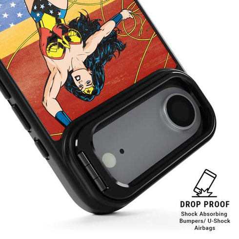 DC Comics Wonder Woman Ready to Fight iPhone 17 Air Kickstand Case
