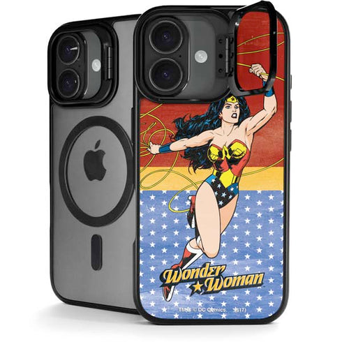 DC Comics Wonder Woman Ready to Fight iPhone 17 Kickstand Case