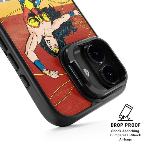 DC Comics Wonder Woman Ready to Fight iPhone 17 Kickstand Case