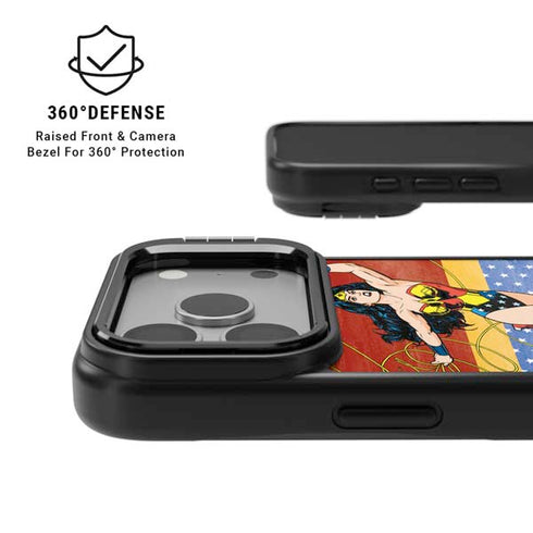 DC Comics Wonder Woman Ready to Fight iPhone 17 Pro Kickstand Case