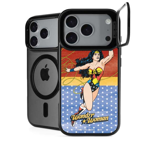 DC Comics Wonder Woman Ready to Fight iPhone 18 Pro Kickstand Case