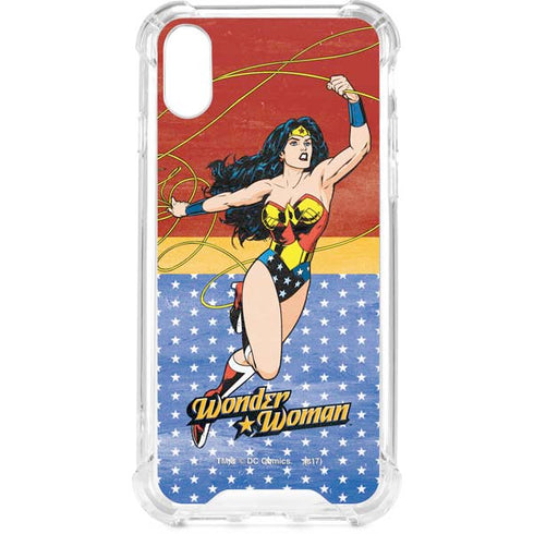 DC Comics Wonder Woman Ready to Fight iPhone XS Clear Case