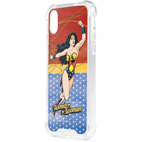 DC Comics Wonder Woman Ready to Fight iPhone XS Clear Case