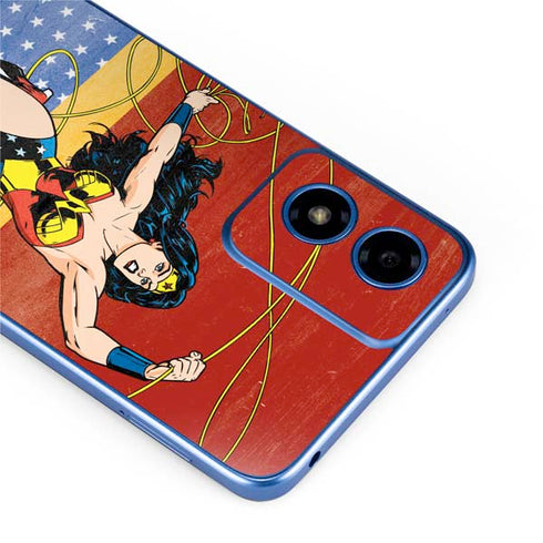 DC Comics Wonder Woman Ready to Fight Moto G Play 4G (2024) Skin