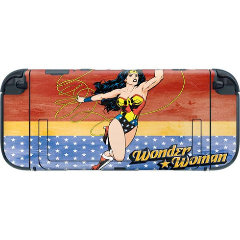 DC Comics Wonder Woman Ready to Fight Nintendo Switch 2 (2025) with Joy-Con Skin