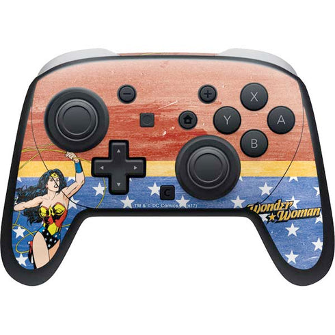 DC Comics Wonder Woman Ready to Fight Nintendo Skins