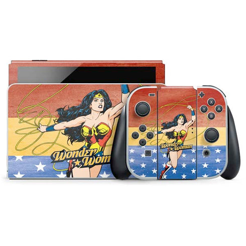 DC Comics Wonder Woman Ready to Fight Nintendo Skins