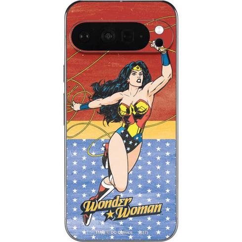 DC Comics Wonder Woman Ready to Fight Pixel 9 Pro XL Skin