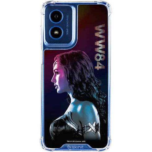 Wonder Woman 1984 (2020) Side Profile Moto G 5G (2024) Clear Case