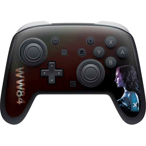 Wonder Woman 1984 (2020) Side Profile Nintendo Switch 2 (2025) Pro Controller Skin