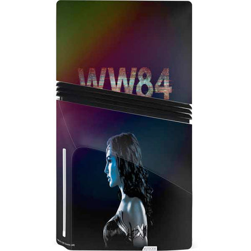 Wonder Woman 1984 (2020) Side Profile PS5 Pro Disk Bundle Skin
