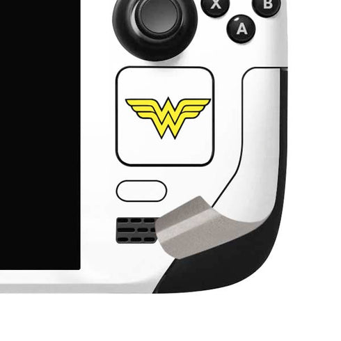 DC Comics Wonder Woman Steam Deck Handheld Gaming Computer OLED Skin