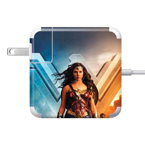 DC Comics Wonder Woman Main characters Poster 85W Power Adapter (15 and 17 inch MacBook Pro Charger) Skin
