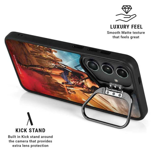 DC Comics Wonder Woman Main characters Poster Galaxy S25 Kickstand Case