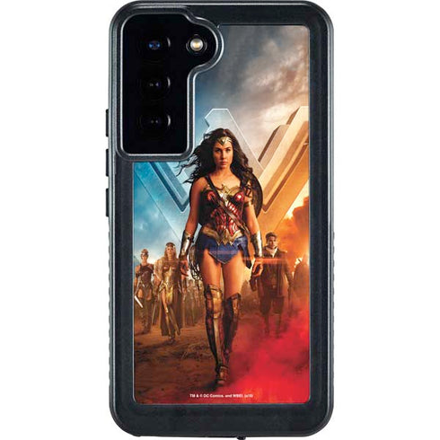 DC Comics Wonder Woman Main characters Poster Galaxy S24 Plus Waterproof Case