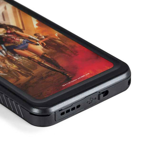 DC Comics Wonder Woman Main characters Poster Galaxy S24 Plus Waterproof Case