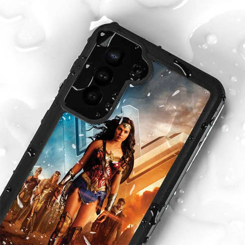 DC Comics Wonder Woman Main characters Poster Galaxy S24 Plus Waterproof Case