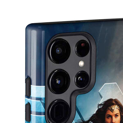DC Comics Wonder Woman Main characters Poster Galaxy S25 Ultra Impact Case