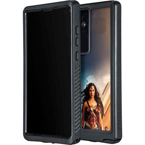 DC Comics Wonder Woman Main characters Poster Galaxy S24 Ultra Waterproof Case