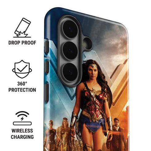 DC Comics Wonder Woman Main characters Poster Galaxy S26 Impact Case