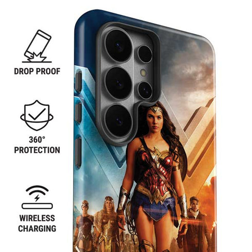 DC Comics Wonder Woman Main characters Poster Galaxy S26 Ultra Impact Case