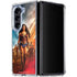 DC Comics Wonder Woman Main characters Poster Galaxy Z Fold5 5G Clear Case