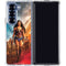 DC Comics Wonder Woman Main characters Poster Galaxy Z Fold6 Clear Case