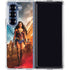 DC Comics Wonder Woman Main characters Poster Galaxy Z Fold7 Clear Case