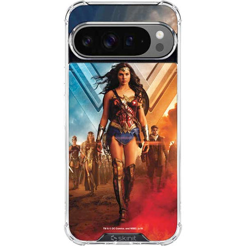 DC Comics Wonder Woman Main characters Poster Google Pixel 10 Pro XL Clear Case