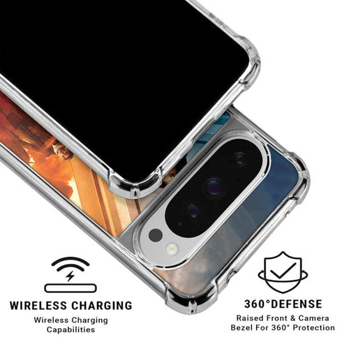 DC Comics Wonder Woman Main characters Poster Google Pixel 10 Pro XL Clear Case