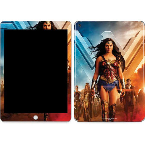 DC Comics Wonder Woman Main characters Poster Apple iPad Skin