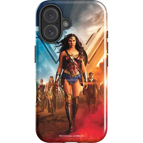 DC Comics Wonder Woman Main characters Poster iPhone 16 Impact Case