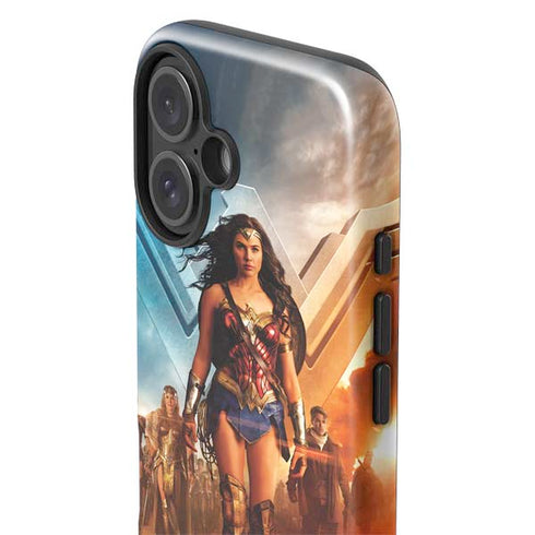 DC Comics Wonder Woman Main characters Poster iPhone 16 Impact Case