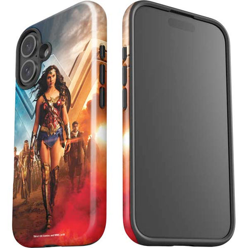 DC Comics Wonder Woman Main characters Poster iPhone 16 Impact Case