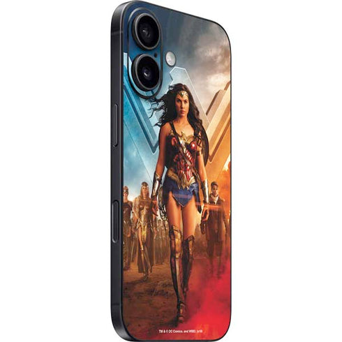 DC Comics Wonder Woman Main characters Poster iPhone 16 Plus Skin