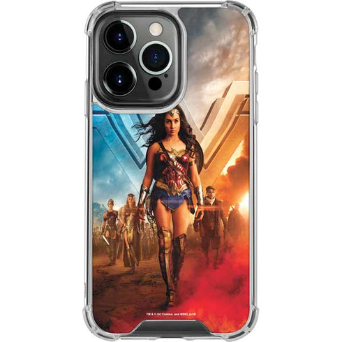 DC Comics Wonder Woman Main characters Poster iPhone 16 Pro Clear Case