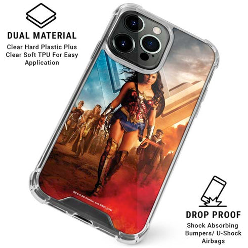 DC Comics Wonder Woman Main characters Poster iPhone 16 Pro Max Clear Case