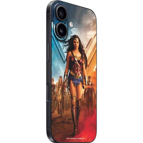 DC Comics Wonder Woman Main characters Poster iPhone 16 Skin