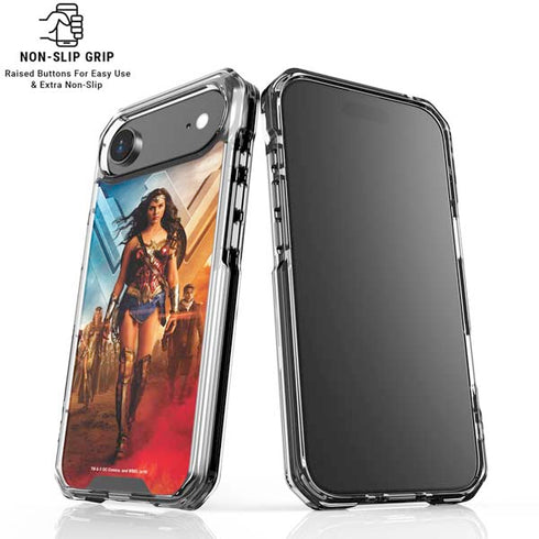 DC Comics Wonder Woman Main characters Poster iPhone 17 Air Clear Case