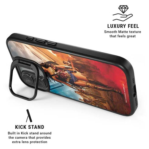 DC Comics Wonder Woman Main characters Poster iPhone 17 Kickstand Case