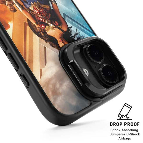 DC Comics Wonder Woman Main characters Poster iPhone 17 Kickstand Case